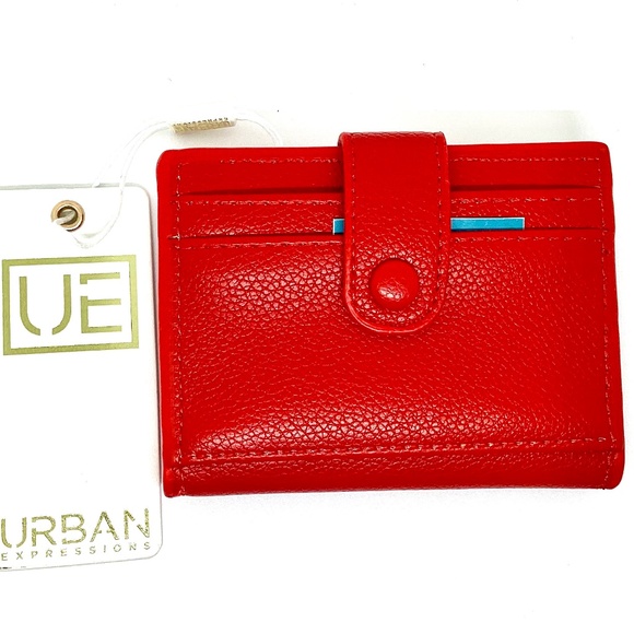 $14 Urban Expressions Lola Card Holder. Color: Red  SALE PRICED - New - Picture 2 of 5